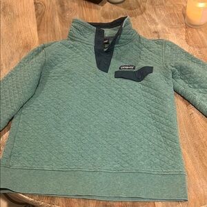 Patagonia Green Quilted Pullover